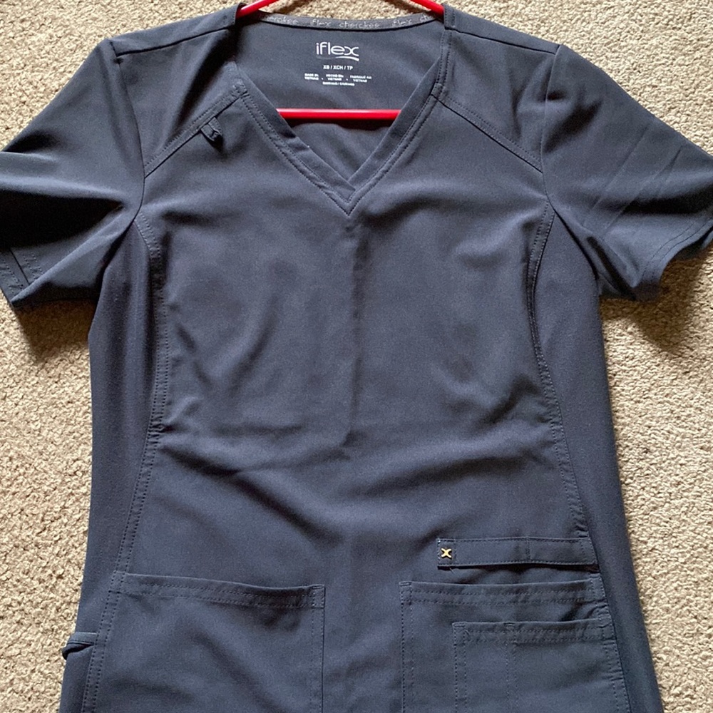 Pewter Cherokee scrub top